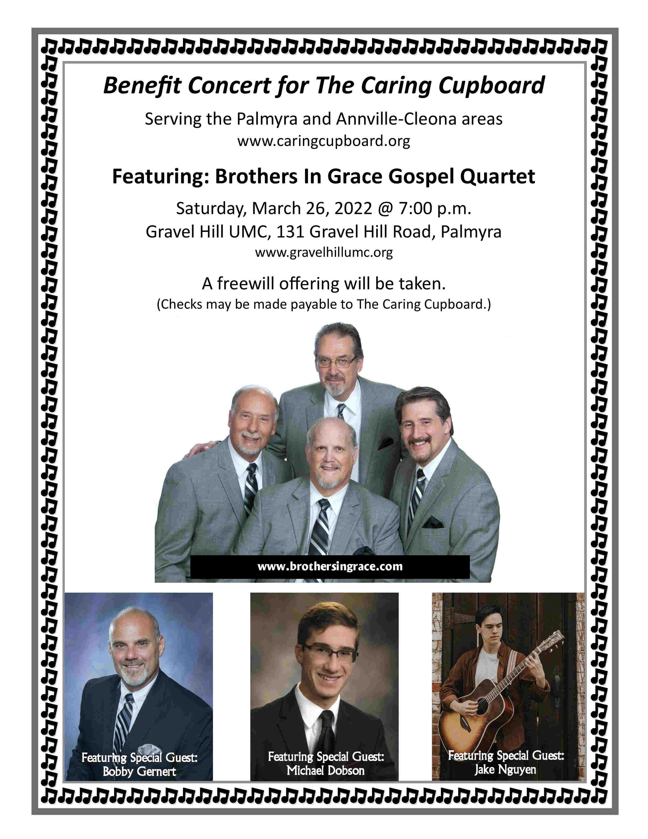 Brothers In Grace 2022 Concert Schedule